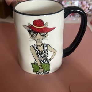 Eccentric Tiger Woman Coffee Mug